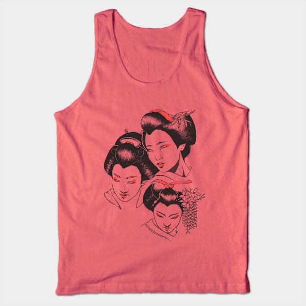 Geisha Tank Top by SeriSeli